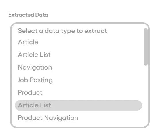 Send URLS and Get Structured Data (JSON)
