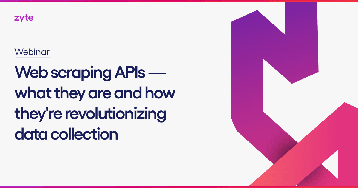 Web scraping APIs — what they are and how they're revolutionizing data collection