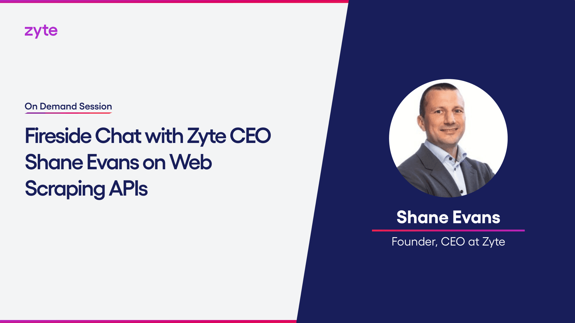 Fireside chat with Shane Evans on web scraping APIs