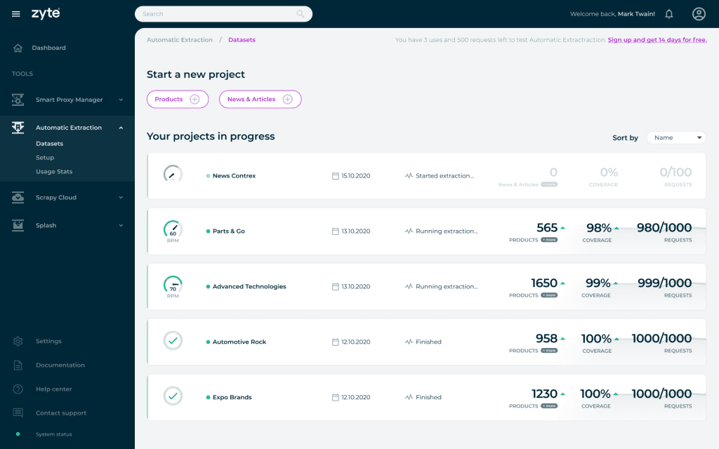 zyte platform