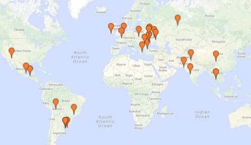 Join us and put your country on the map!